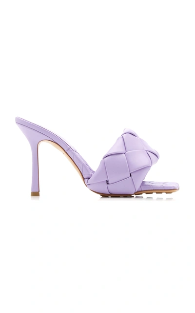 Bottega Veneta The Lido Sandals In Purple
