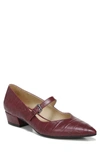 Naturalizer Florencia Croc Embossed In Plum Rouge