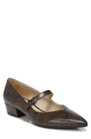 Naturalizer Florencia Croc Embossed In Chestnut