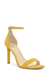 Vince Camuto Lauralie Ankle Strap Sandal In Dandelion Suede