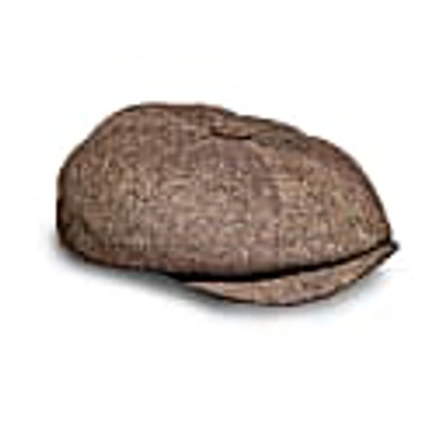 Mister Miller - Master Hatter Men's Alberts Brandy Bakerboy Cap In Light Brown Merino Lambswool