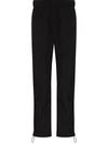 Arnar Mar Jonsson Mens Black Texlon Relaxed Straight-leg Shell Tracksuit Trousers S