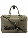 Readymade Logo-print Gym Bag In Grün