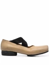 Uma Wang Square-toe Ballerina Shoes In Nude