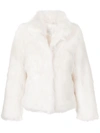 Unreal Fur Fur Delish Jacket In Ivory - Atterley In Weiss