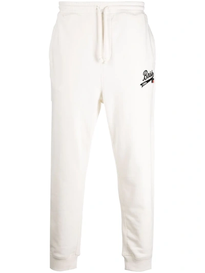 Hugo Boss Boss X Russell Athletic - Logo Detail Cotton Track-pants In White