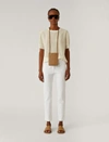 Joseph Gabardine Stretch New Eliston Trousers In White