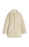 Max Mara Women's Viale Alpaca; Wool; And Silk Teddy Coat In White,brown