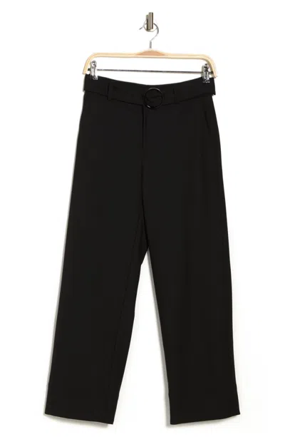 Club Monaco Enamel Ring Pants In Black/noir