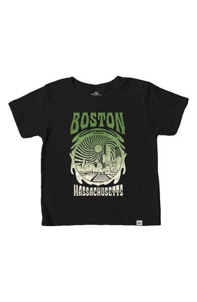 Kid Dangerous Kids' Boston Sun T-shirt In Black