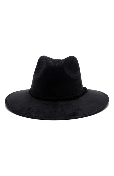 Modern Monarchie Suede Explorer Hat In Black
