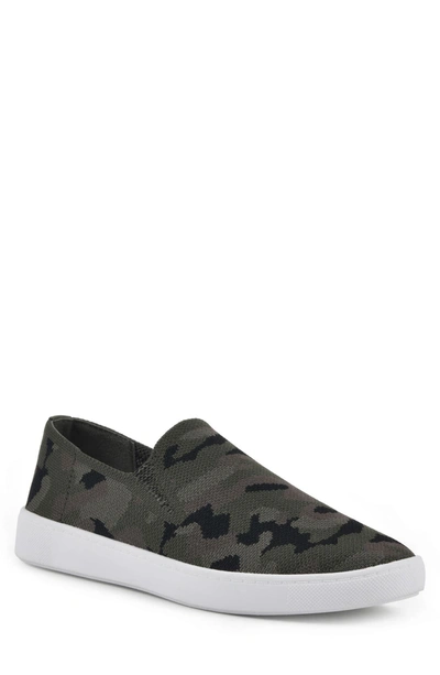White Mountain Courageous Knit Sneaker In Camo/fabric