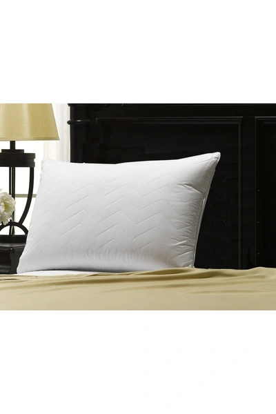 Ella Jayne Home White Cotton Quilted Gel Pillow