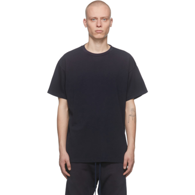 Fear Of God 7-print Relaxed-fit Cotton T-shirt In Blue