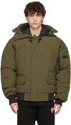 Canada Goose Chilliwack 625 Fill Power Down Hooded Bomber Jacket In Green