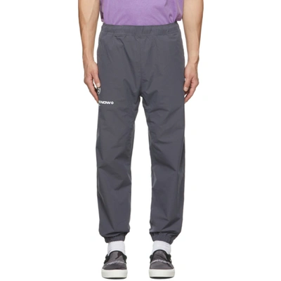 Aape By A Bathing Ape Woven Chino Logo Lounge Pants In Greygyx