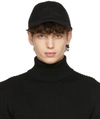 Officine Generale Virgin Wool Baseball Cap In Black