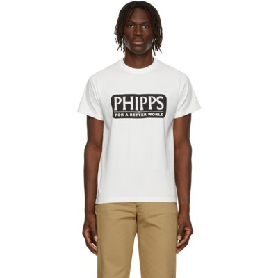 Phipps Logo Graphic-print Organic Cotton T-shirt In White