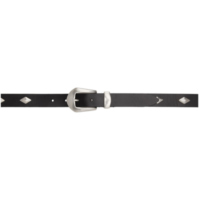 Isabel Marant Djola Stud-embellished Belt In Black