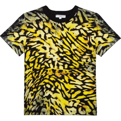 Givenchy Kids' T-shirt With Print In Black