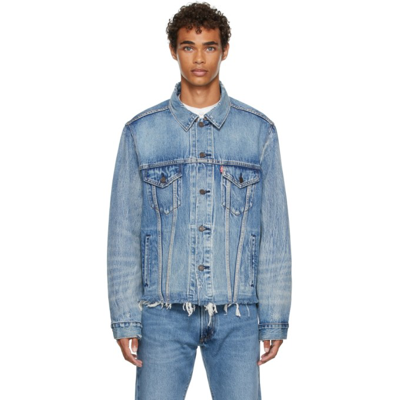 Levi's Authorized Vintage Trucker Jacket In Big Blanket Dx