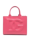 Dolce & Gabbana Beatrice Handbag In Pink Leather In Pink
