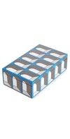 Jonathan Adler Arcade Lacquered Box, Medium In Blue/gray