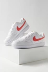 Nike Court Vision Low Sneaker In Red
