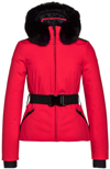 Goldbergh Hida Faux Fur Ski Jacket Red Gb01617214 4590