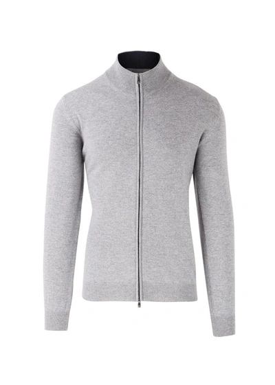 Corneliani Men's Full-zip Track Jacket In Grey