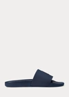 Polo Ralph Lauren Signature Pony Slide In Navy/red Pp