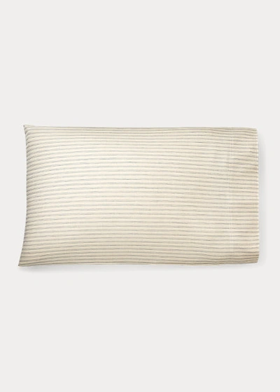 Polo Ralph Lauren Graydon Stripe Pillowcase Set In Dune And Fog
