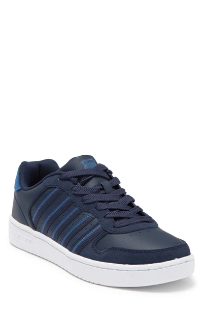 K-swiss Court Palisades Sneaker In Outrspc/dkblu/wt