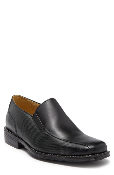 Sandro Moscoloni Daniel Leather Bike Toe Loafer In Black