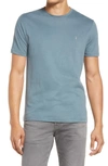 Allsaints Brace Tonic Crewneck T-shirt In Adventurer Blue