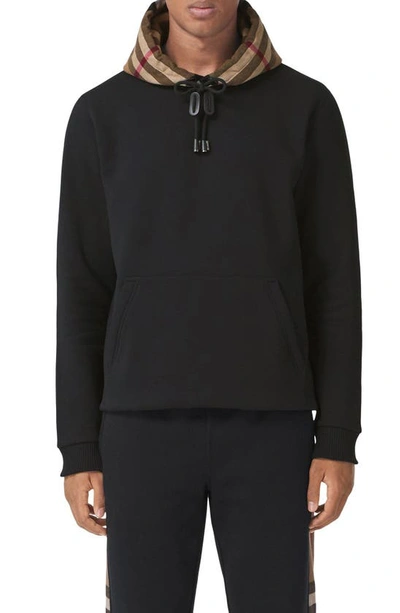 Burberry Samuel Check Print Cotton Jersey Hoodie In Multi-colored