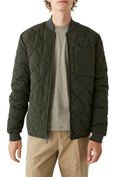 Frank + Oak The Skyline Reversible Bomber Jacket In Rosin