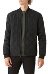 Frank + Oak The Skyline Reversible Bomber Jacket In True Black