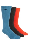 Nike Dry 3-pack Everyday Plus Cushion Crew Training Socks In Multi-color