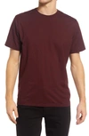 Ag Bryce Crew T-shirt In Wine Bloom
