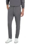 Bugatchi Comfort Stretch Cotton Pants In Charcoal
