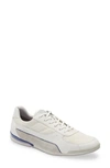 Hugo Boss Saturn Low Top Sneaker In White/ Blue