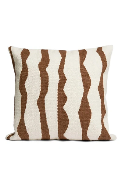 Morrow Soft Goods Paso Wool Blend Throw Pillow In Natural / Chestnut