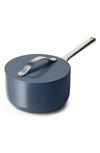 Caraway Nonstick Ceramic 3-quart Sauce Pan With Lid In Navy