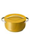 Caraway 6.5 Qt. Nonstick Dutch Oven & Lid In Marigold