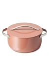 Caraway 6.5 Qt. Nonstick Dutch Oven & Lid In Perracotta