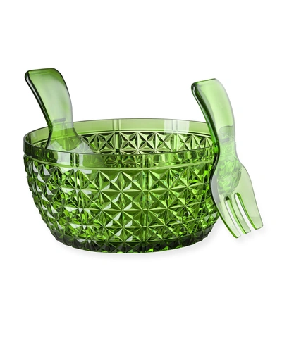 Mario Luca Giusti Churchill Salad Bowl In Green