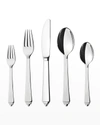 Georg Jensen Five-piece Pyramid Stainless Steel Flatware