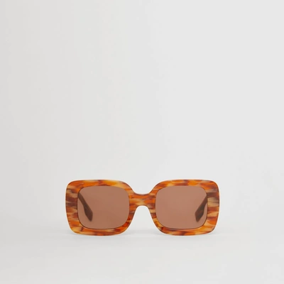 Burberry Square-frame Sunglasses In Brown