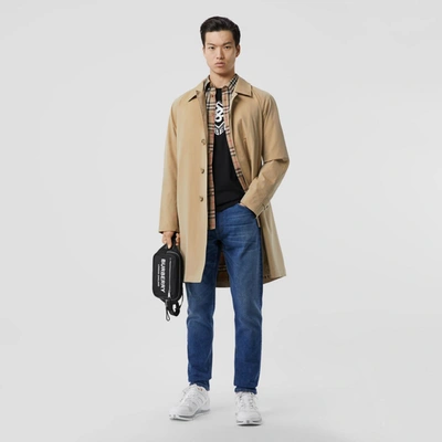 Burberry The Mid-length Paddington Heritage Car Coat In Honey